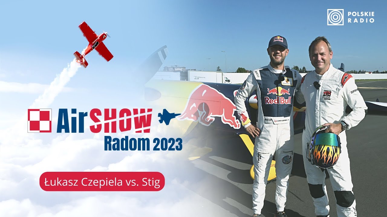 Czepiela vs. Stig - wyścig samolotu z bolidem Formuły 1 | Air Show Radom 2023