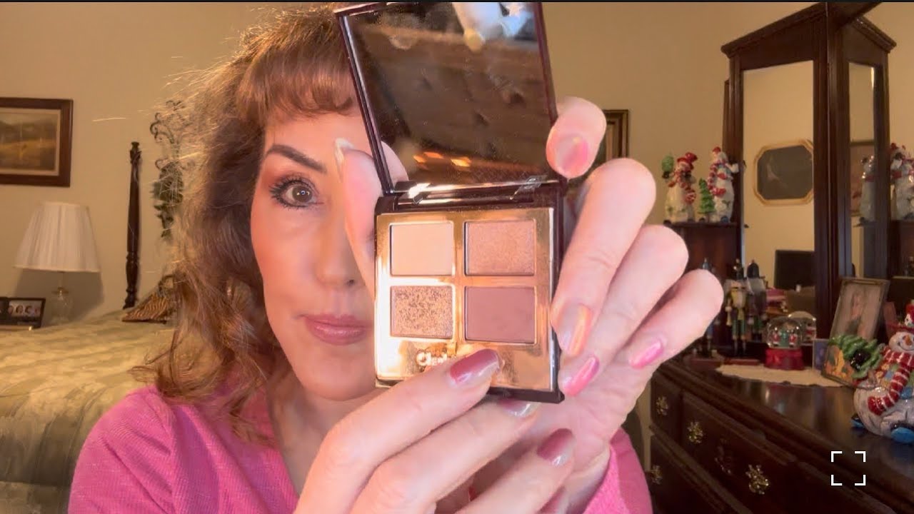 Палетка теней Charlotte Tilbury Exagger-Eyes Quad | Один образ, честный отзыв (Стоит ли она своих...