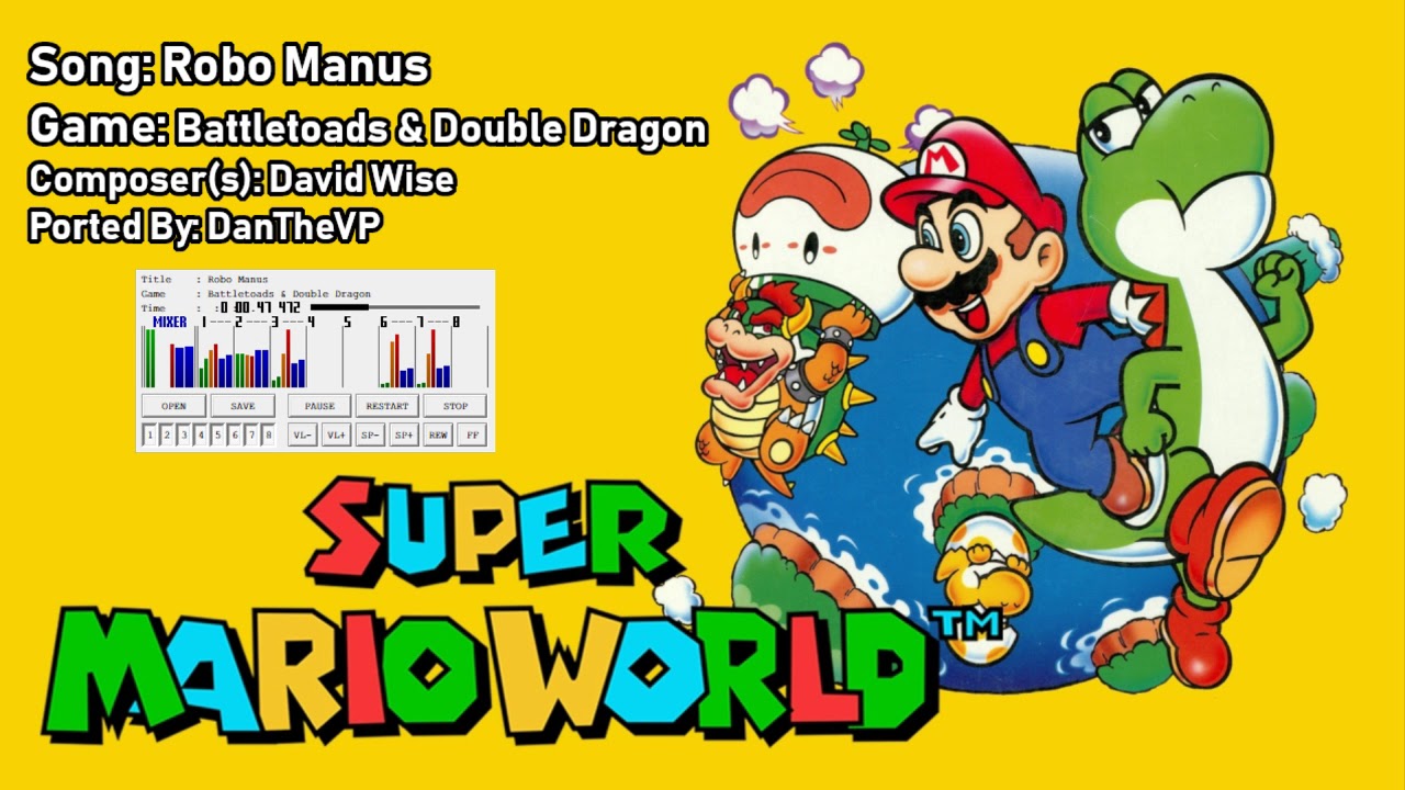 SMW Custom Music: Battletoads & Double Dragon - Robo Manus