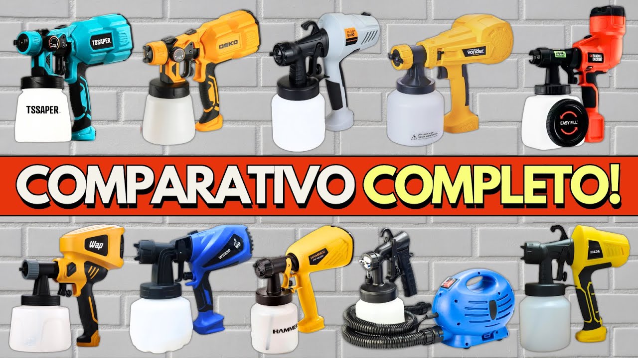 Qual Pistola de Pintura Comprar? TOP 10 Melhores de 2025!