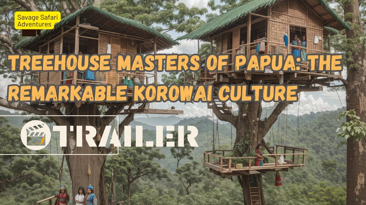 Treehouse Masters of Papua: The Remarkable Korowai Culture #jungle #braves #amazing #wildlife
