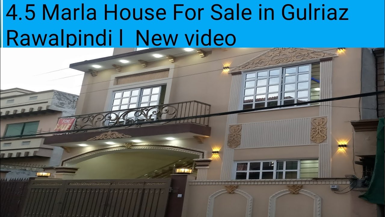 4.5 Marla New House for sale l Gulriaz Rawalpindi