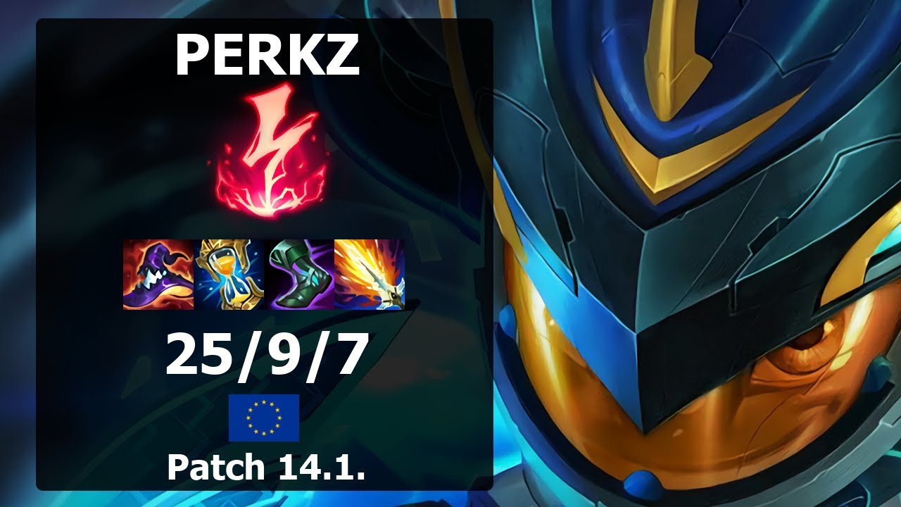 Perkz Fizz MID vs Akshan| Patch 14.1 EUW Challenger