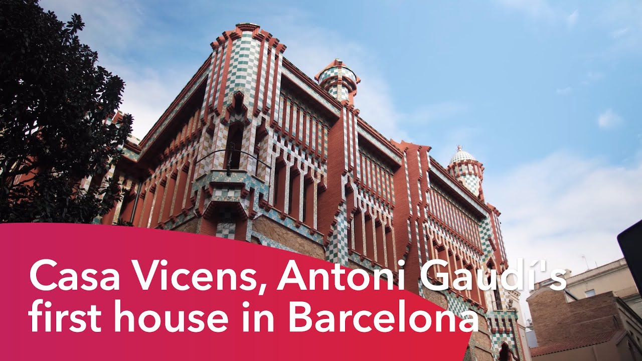 La casa Vicens, la première maison d’Antoni Gaudí à Barcelone