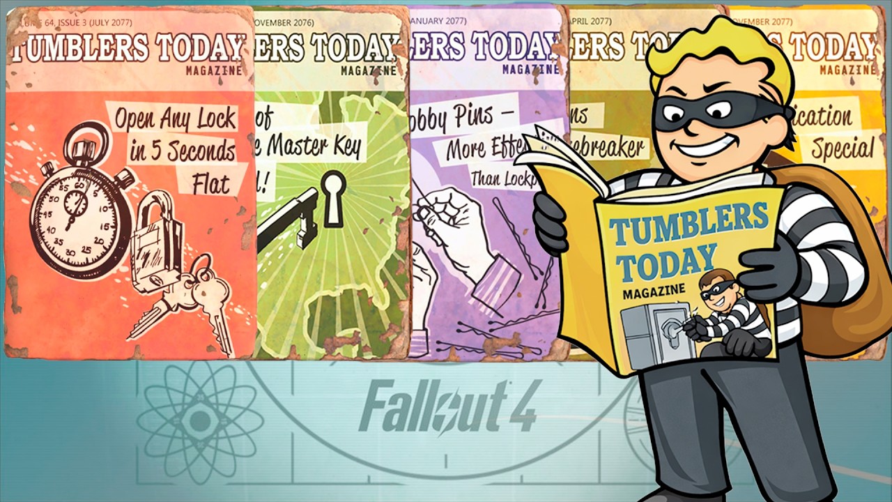 MELHORES A ABERTURA DE FECHADURAS COM AS RESVISTAS ARROMBADOR MODERNO NO FALLOUT 4