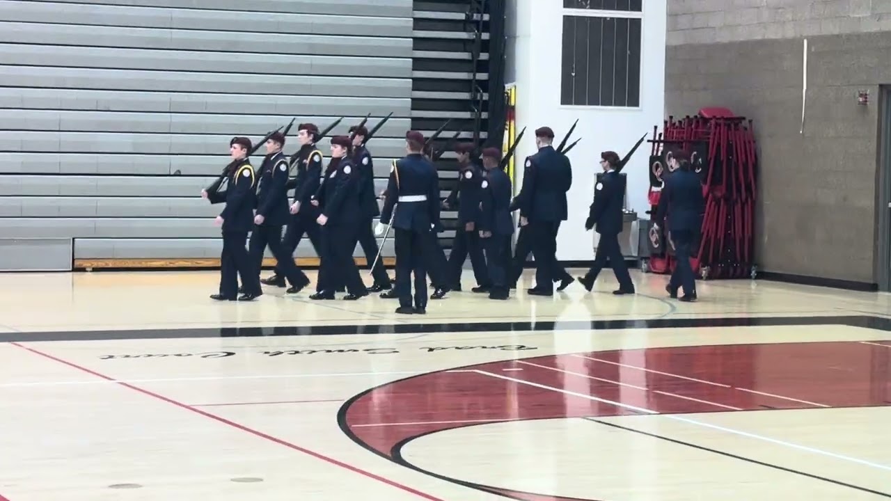 PHS AFJROTC Rifle Drill Team Regulation Drill@ Oregon City Drill Meet 1/17/26