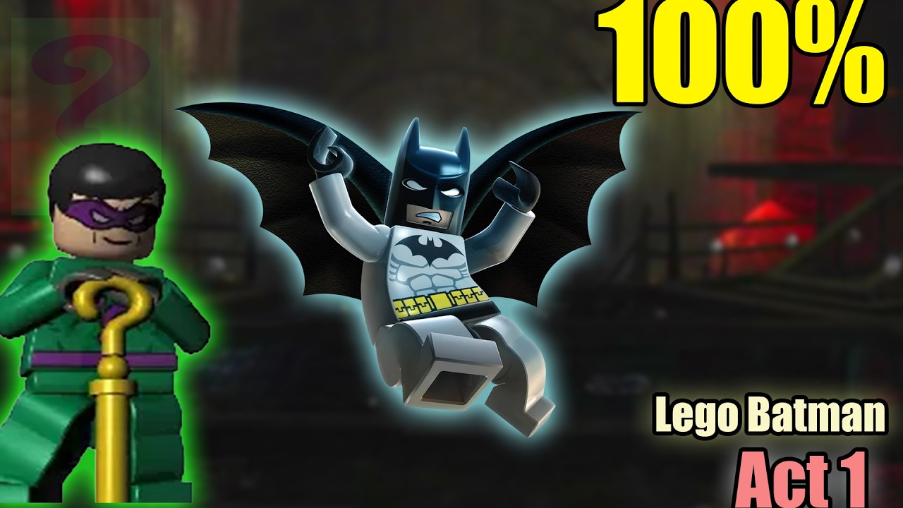 I Tried to 100% LEGO Batman: The Videogame | Act 1