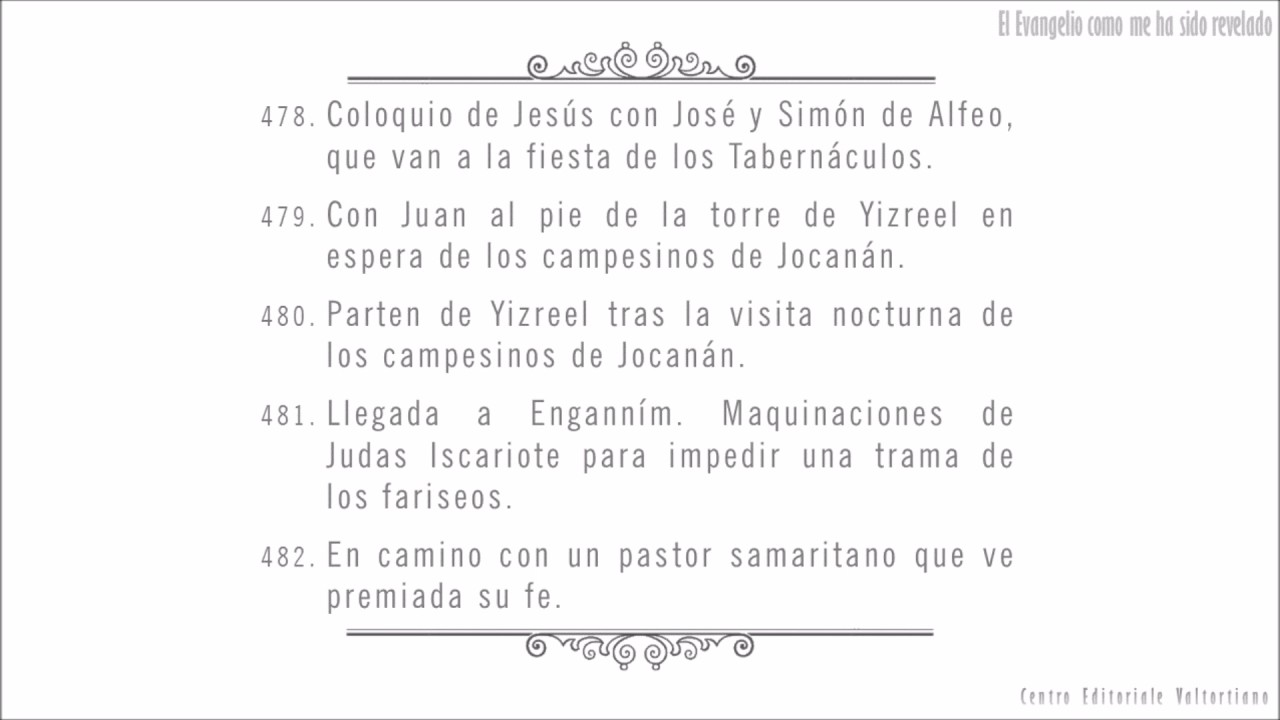 El Evangelio como me ha sido revelado: 478-482