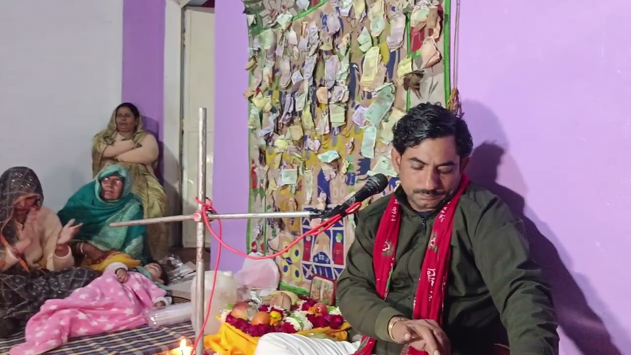 चलती कथा में जाहरवीर बाबा जी का हुआआगवन इटावा शहर में रामवीर बाबा जी 9720 42 2451