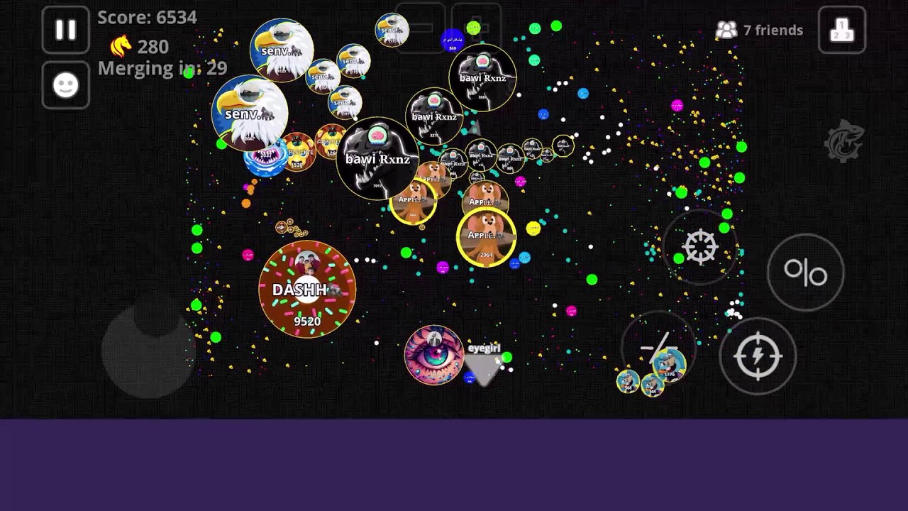 ⛔Agar.io Server⛔ Agario on Mobile with #bots  #AppleAgarLive #Live #Agario #giveaway #100