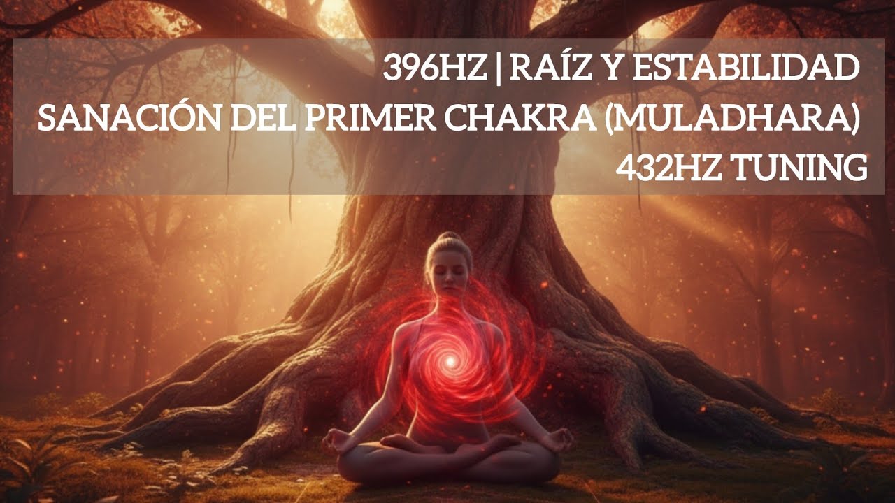 396Hz | RAÍZ Y ESTABILIDAD | Sanación del Primer Chakra (Muladhara) | 432Hz Tuning 🔴