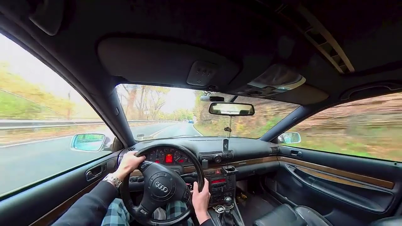 B5 S4 plays with Subaru STI in Mountains [4K]