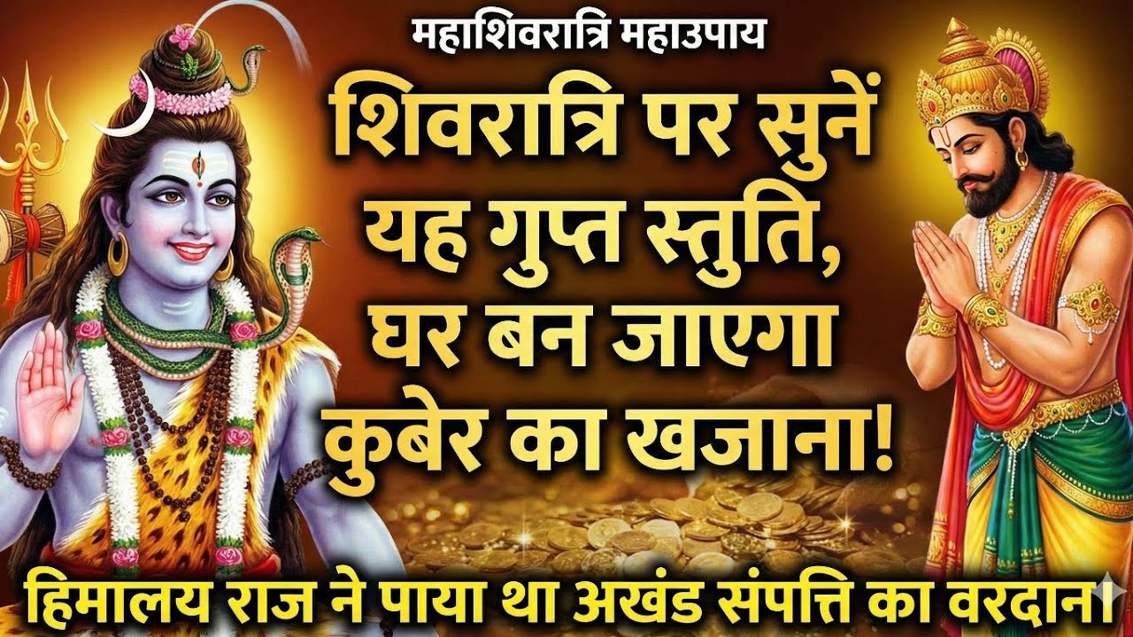 Mahashivratri 2026: बस 11 बार सुनें यह गुप्त मंत्र, कुबेर जैसा धन देगा! 💰| Himalaya Krit Shiv Stotra