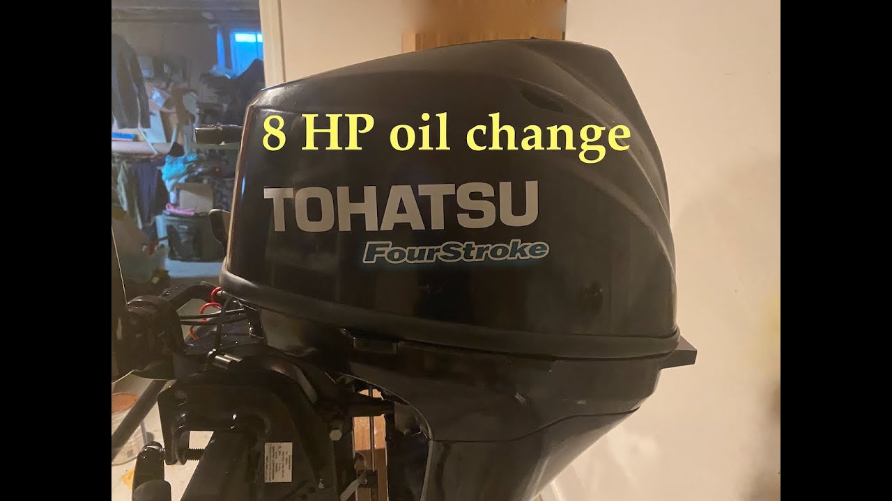 DIY - How we changed the oil on our Tohatsu 8 HP outboard which we use on our North Atlantic RIB RIB