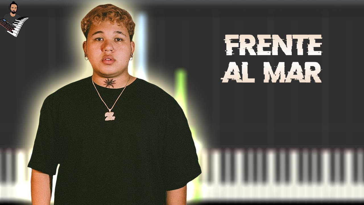Beéle - Frente al Mar | Instrumental Piano Tutorial / Partitura / Karaoke / MIDI