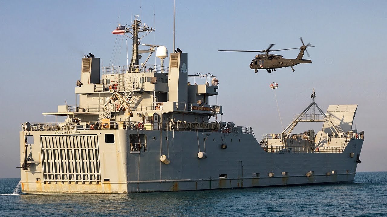 Logistics Support Vessel - The largest transport vessel designed to send vehicles and cargo