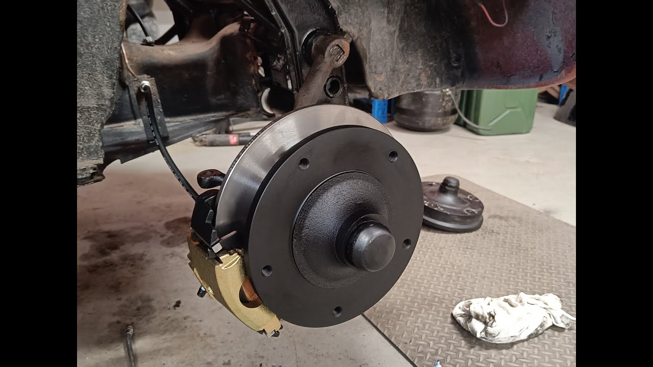 Classic air cooled VW Beetle Empi disc brake conversion