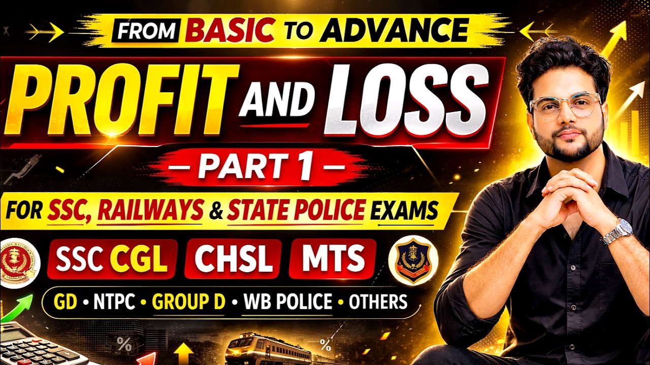 Profit and Loss Maths for SSC & Railway | Concept + PYQ | SSC CGL CHSL MTS | Bengali
