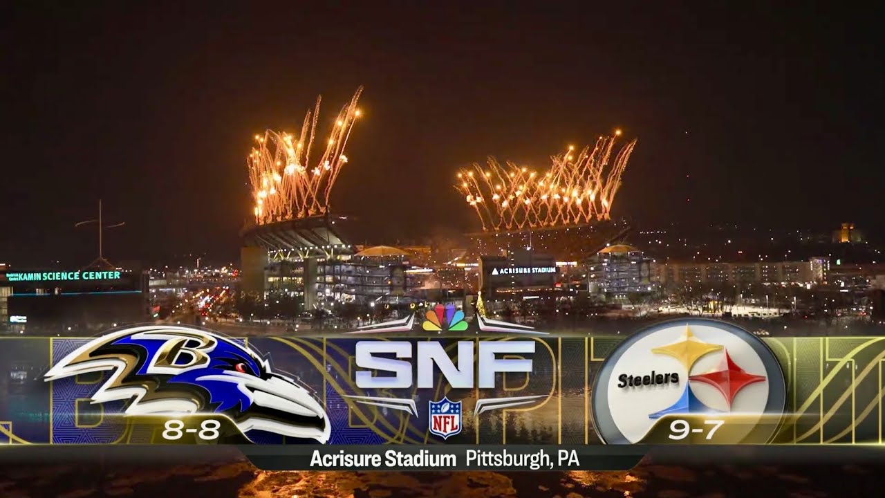 NBC Sunday Night Football 2025 Week 18 Intro | Ravens vs Steelers