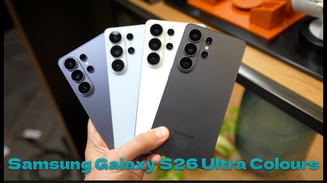 Samsung Galaxy S26 Ultra Colours