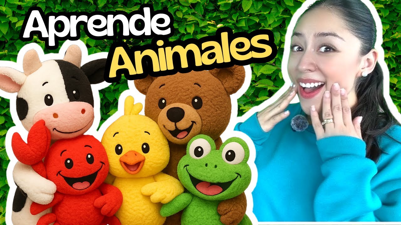 Aprende Animales 🐮🐥🐻 | Video Educativo para Niños | Nombres y Sonidos | Mariana Lenguaje