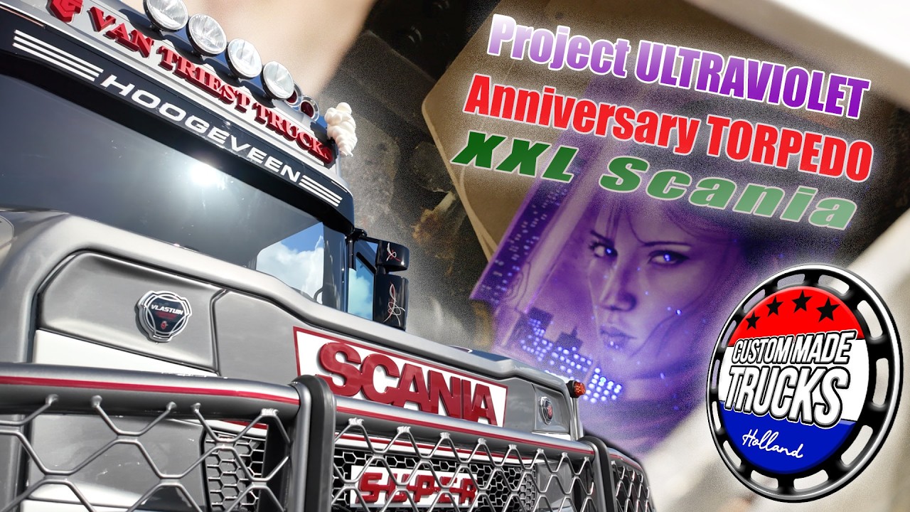 Ultraviolet interieur & sprakeloze chauffeurs! | CUSTOM MADE TRUCKS HOLLAND S4 #6