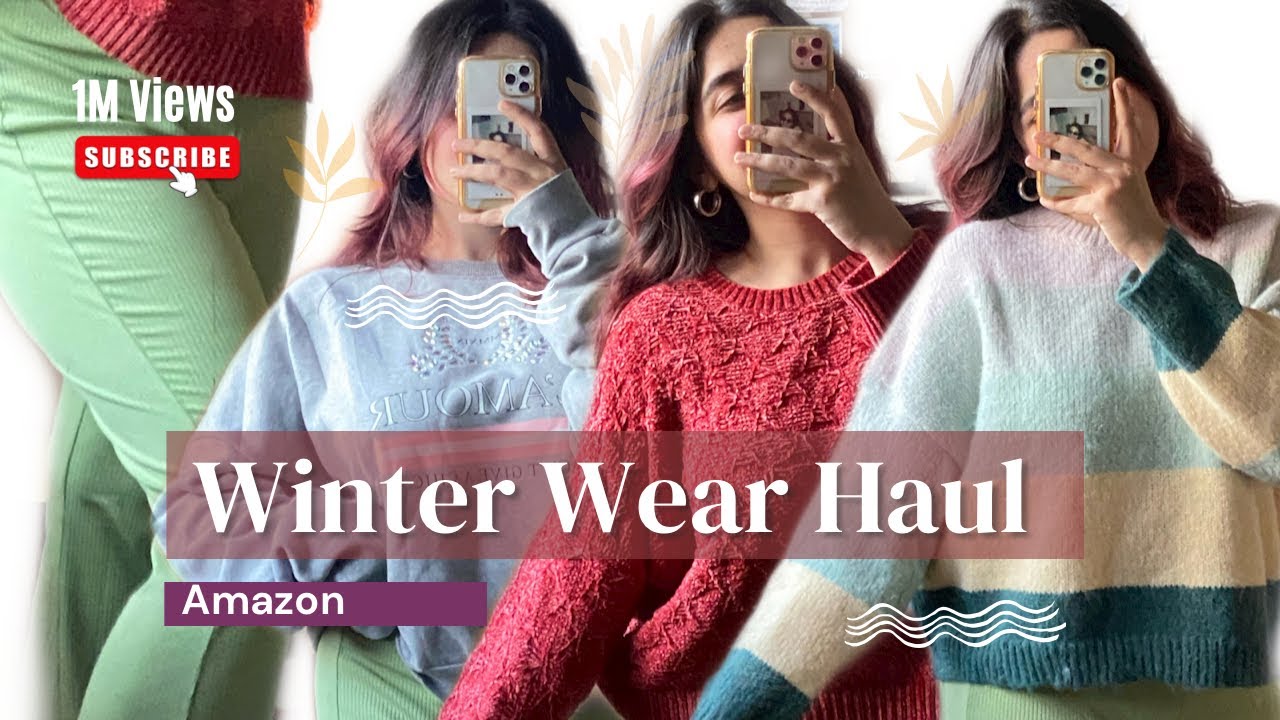 Amazon Winter Wear *Try On Haul* | Pullover , Sweatshirts , Pants |