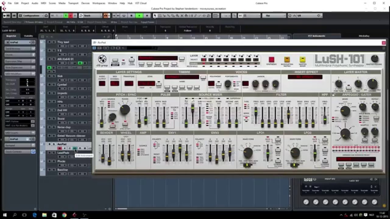 Scooter - Move Your Ass 1:1 Recreation in Cubase 8.5 / ABL3