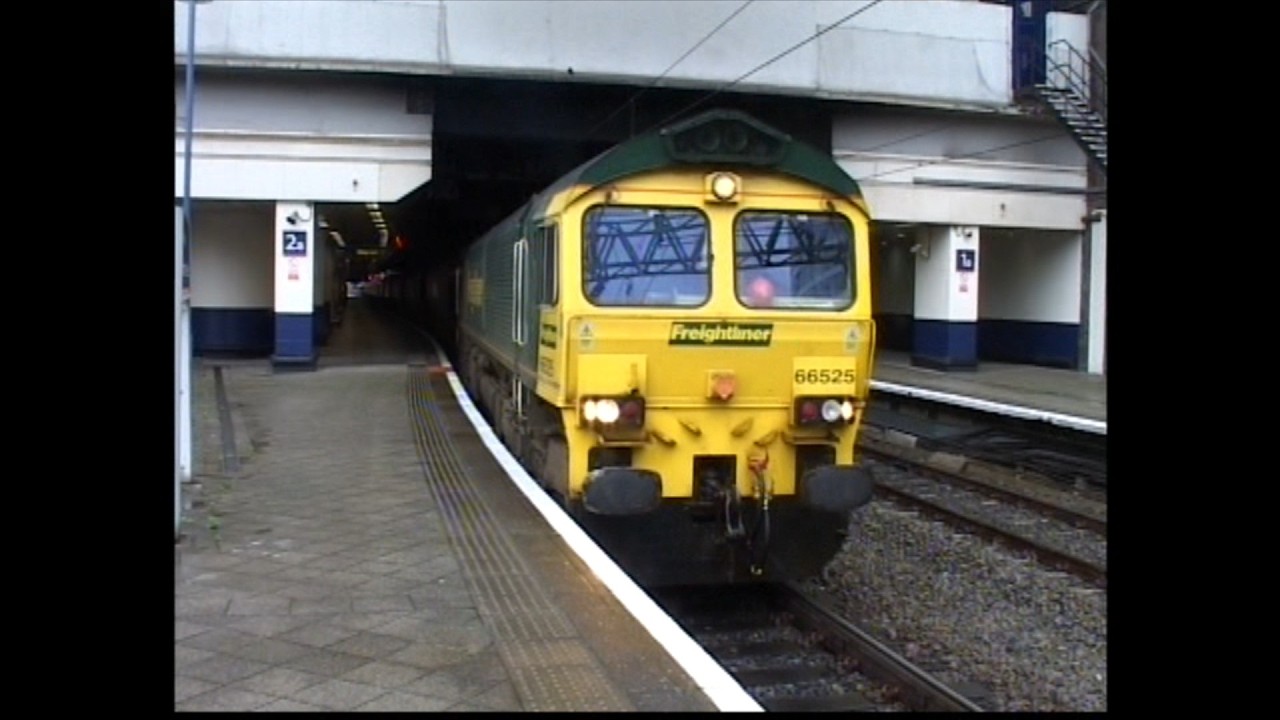 Rare Freightliner coal train diverted via New Street July 2008