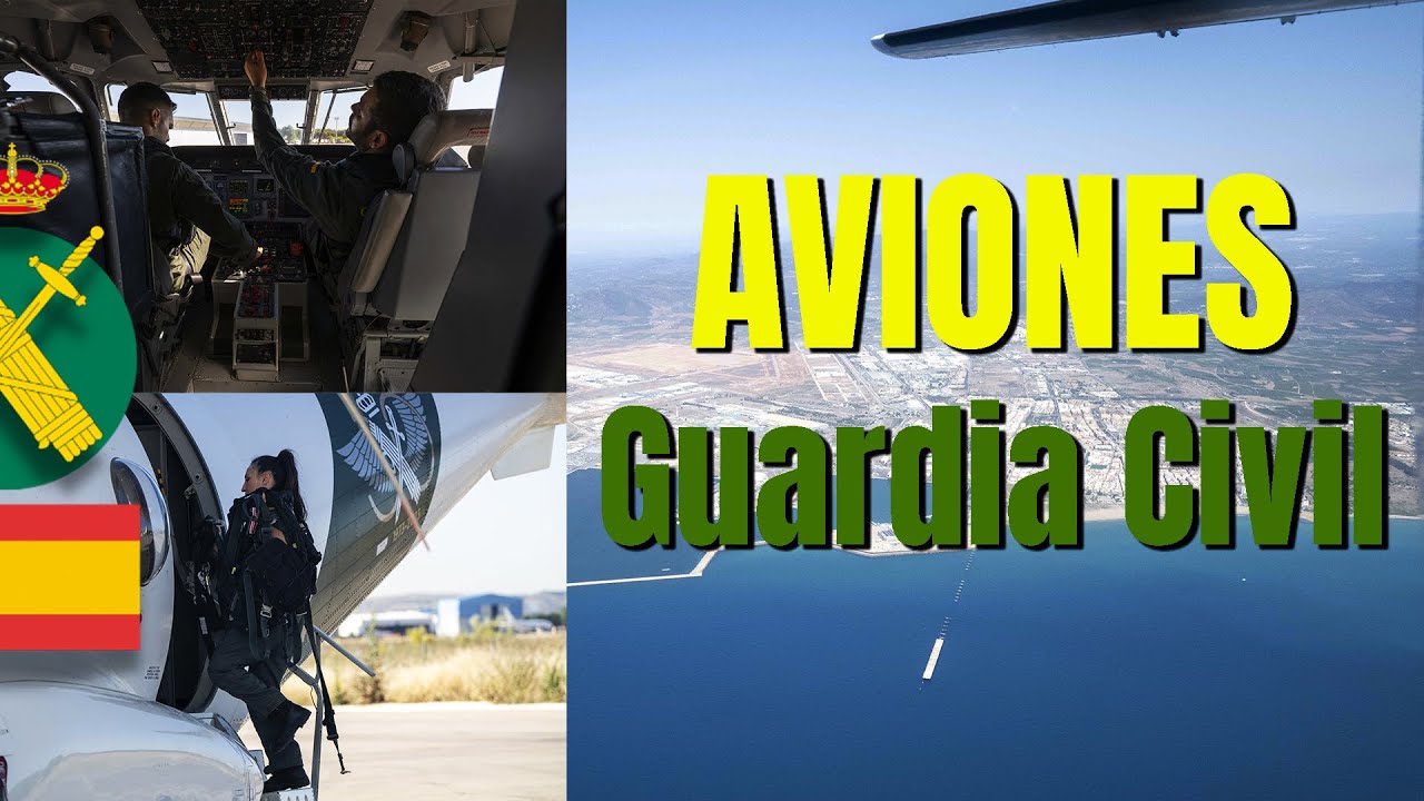 CONOCE los AVIONES de la #guardiacivil #servicioaereo #CN235 #V300