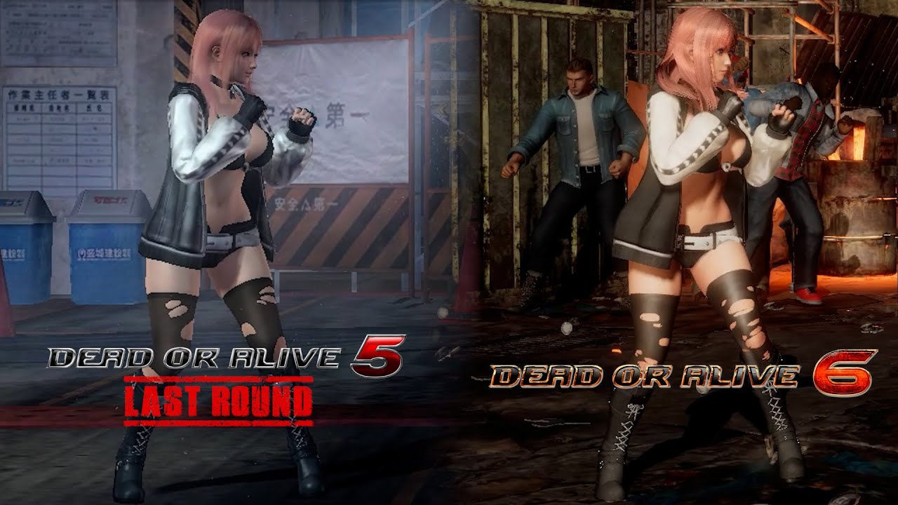 Doa 5 & 6 Death Combo Comparison : 