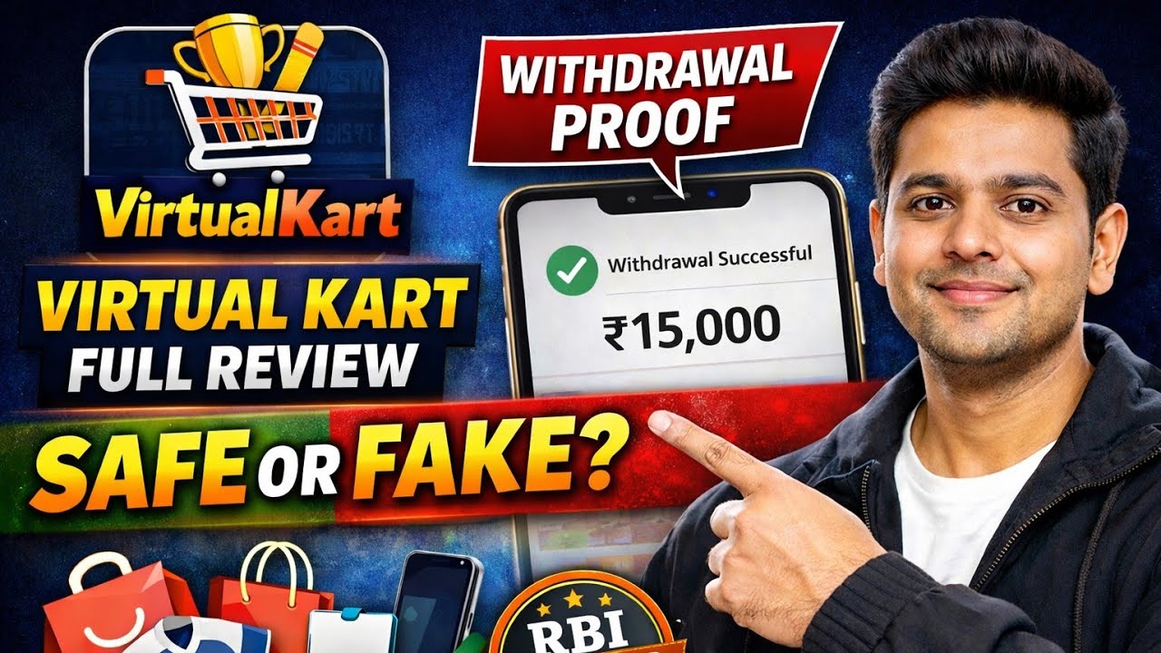 Virtual Kart App Full Review 2026 | Deposit , Withdrawal | RBI Payment Gateway | Real or Fake ??