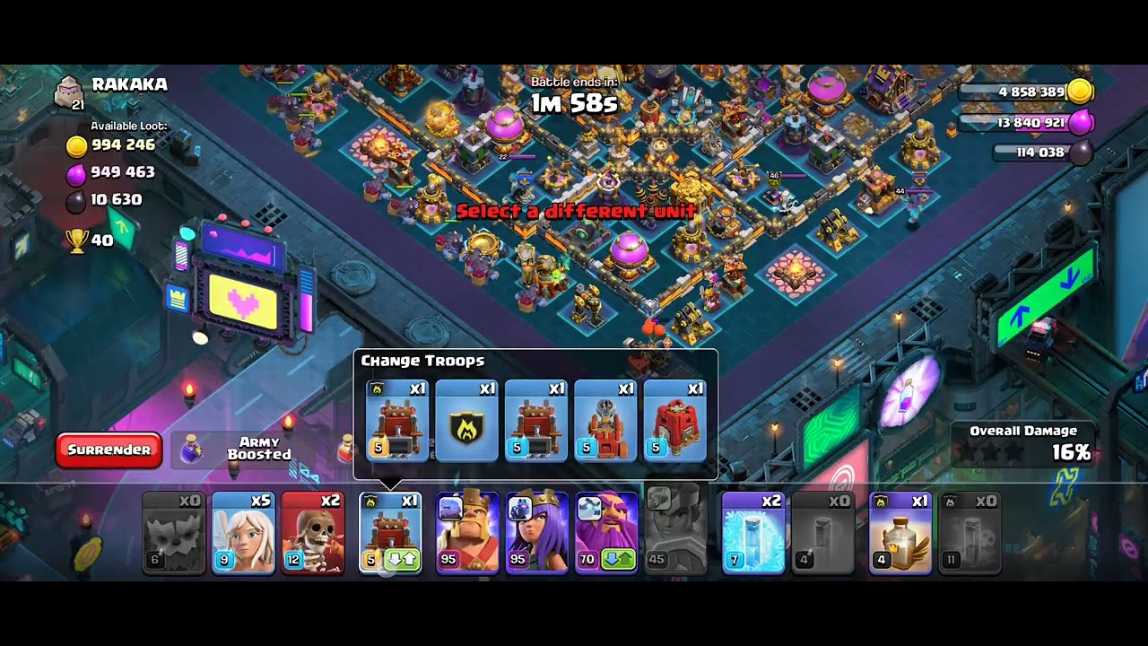 Th 16 easy 3 star attack 🤩🔥💯