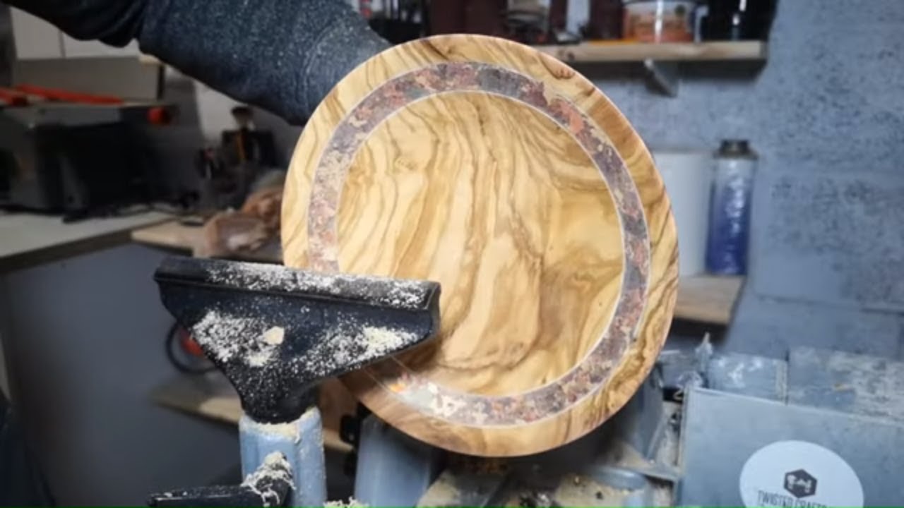 Woodturning- The Spanish Olive Wood Bowl