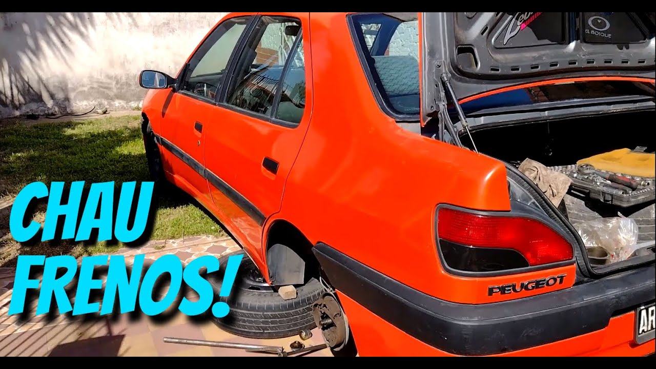 Desarmando la bomba y frenos traseros, PEUGEOT 306 / AGUSTIN SEBASTIAN