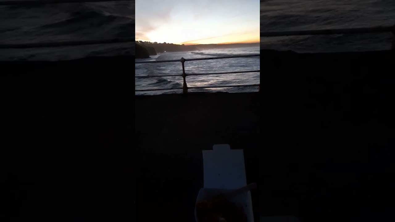 Whitby, Sea, Sunset and Fish n Chips
