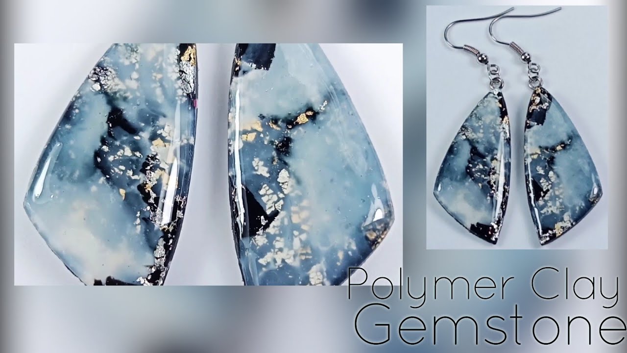 Polymer  Clay Natural Stone Tutorial l Polymer Clay Jewelry l LoviCraft
