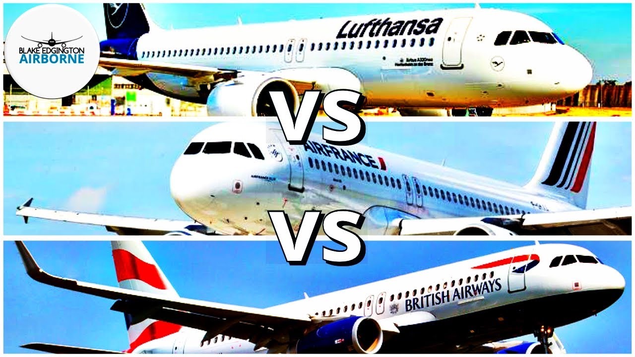 Best European Economy Class - Air France vs British Airways vs Lufthansa