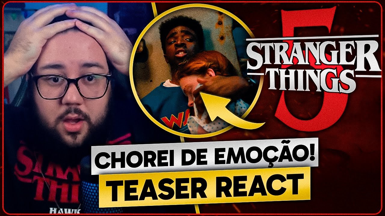 REACT Teaser Stranger Things 5 - CHOREI DE EMOÇÃO, MEU DEUS DO CÉU!!!!!