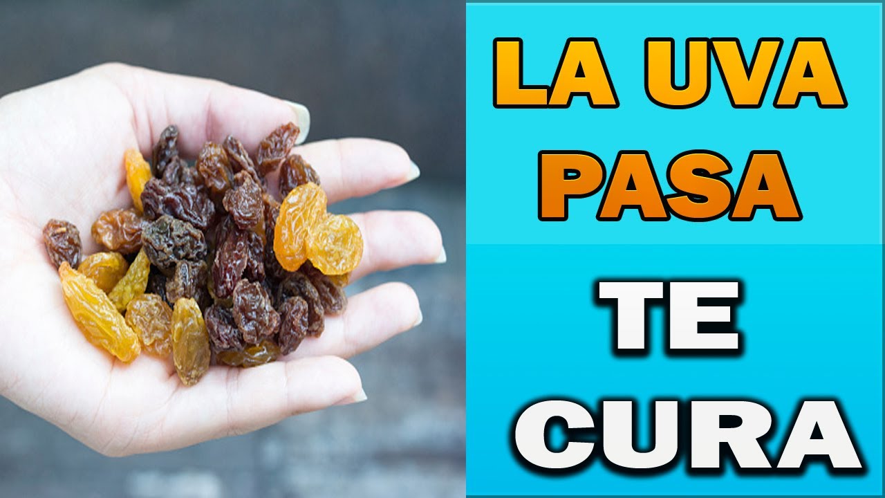 Come 4 uvas pasa por las ma&ntilde;anas y mira los beneficios en tu cuerpo!