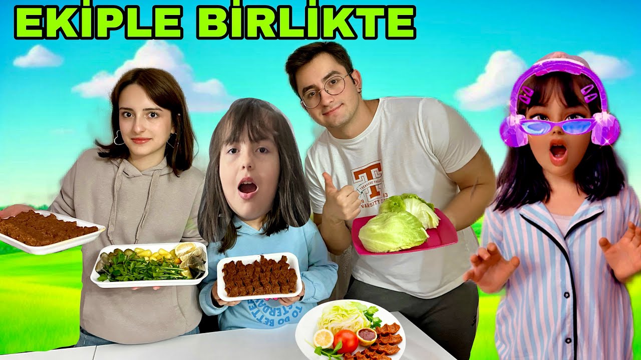 EKİPLE BİRLİKTE PARTİ YAPIYORUZ ZEYNEP VE HİRANUR/ماما جابت بيبي - جنى مقداد | طيور الجنة