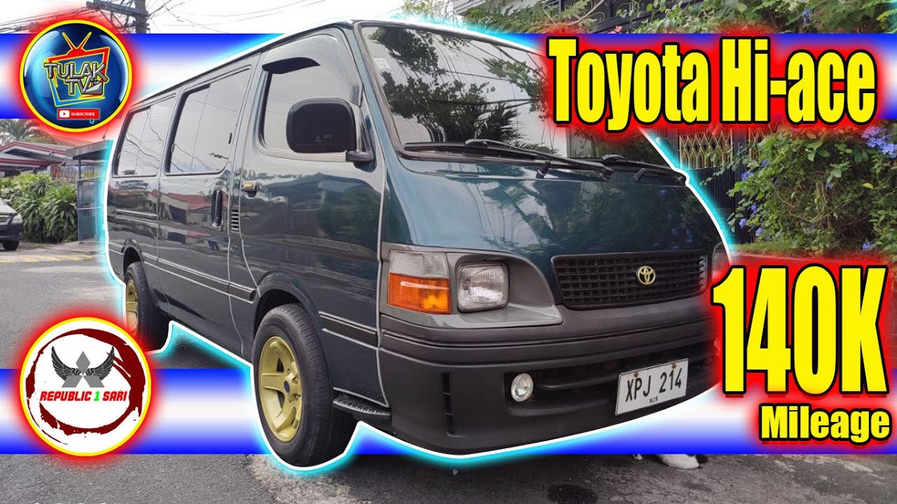 SARIWANG VAN TOYOTA HI-ACE COMMUTER 2004 MODEL VERY LOW MILEAGE 140K ONLY FOR SALE | REPUBLIC 1 SARI