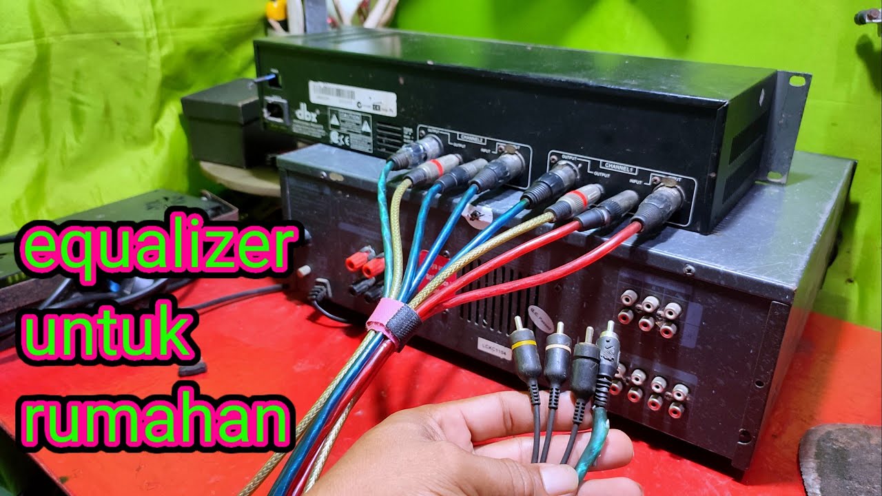 Amplifier rumahan bisa pake equalizer