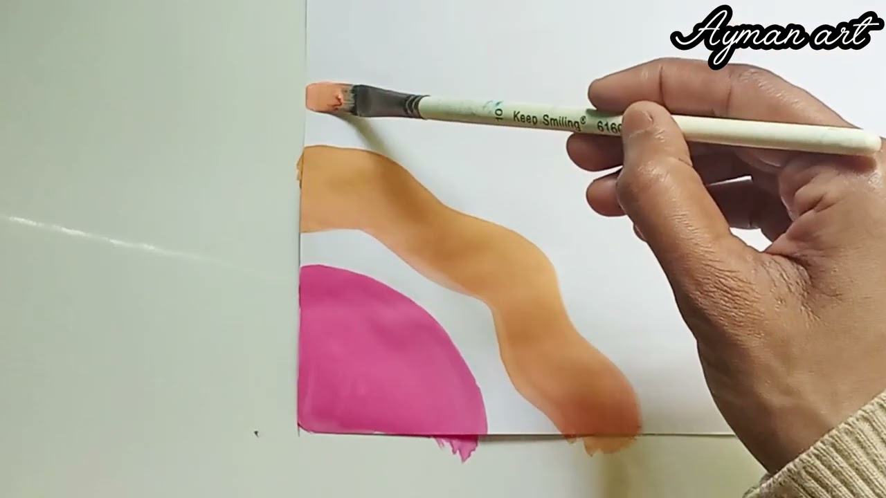 Allah name Arabic calligraphy step by step asthetic painting ✨