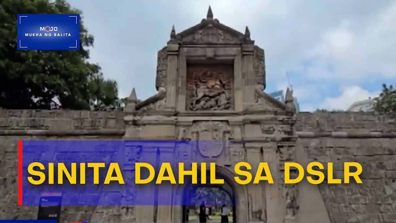 Pagkuha ng litrato gamit ang DSLR, mahigpit na ipinagbabawal sa Intramuros | Mukha ng Balita
