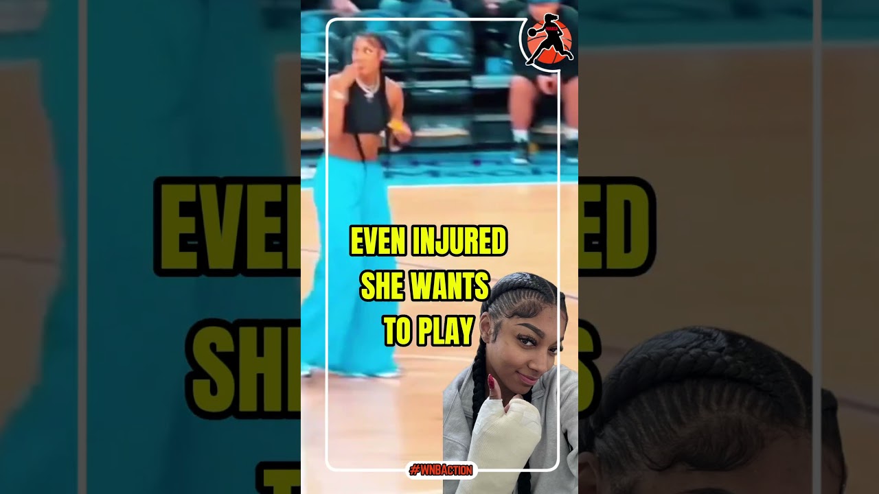 Angel Reese can’t wait for another rebound even injured 🤕 