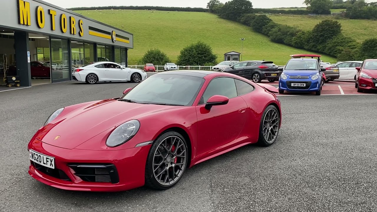 2020 PORSCHE 992 CARRERA S PDK Auto £21,000 options Carmine Red SportDesign for sale Castle Motors