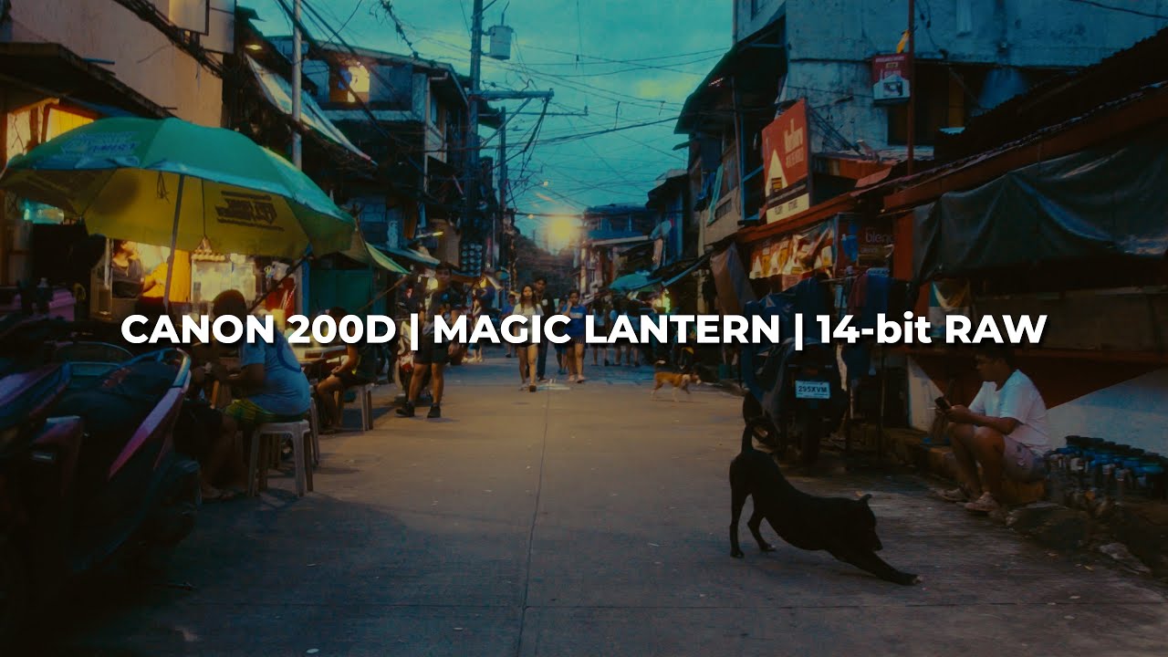 CANON 200D + MAGIC LANTERN | LOW LIGHT CINEMATIC WALK | WORTH IT!