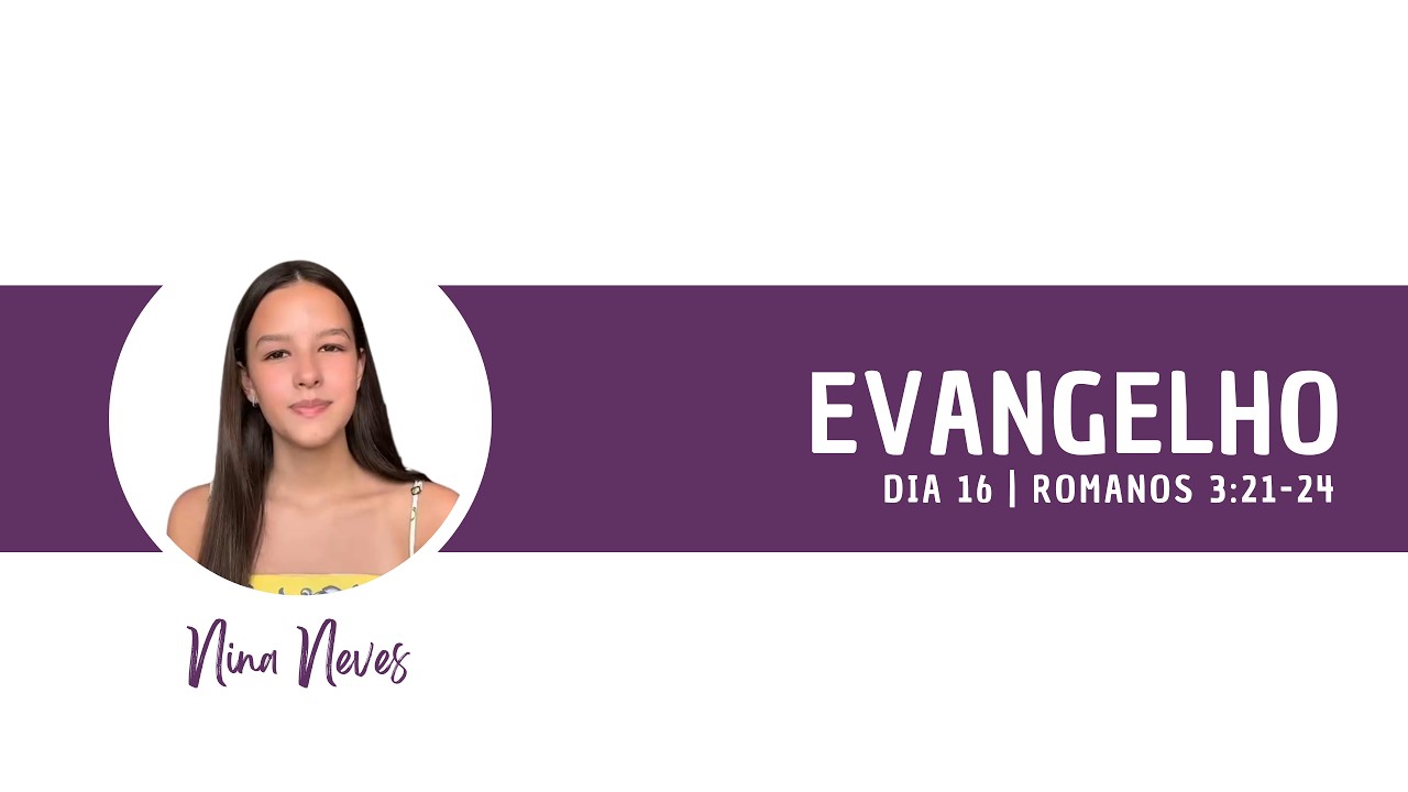 Bíblia sem Filtro | Romanos 3:21-24 (Nina Neves)