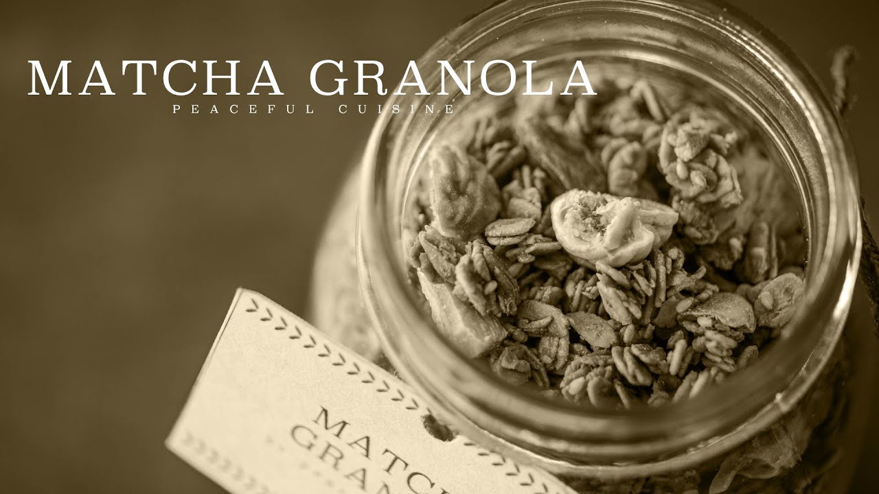 [No Music] How to make Matcha Granola